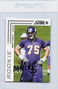 2012 Score #352 Matt Kalil Vikings Signed Auto *K8901 - Picture 1 of 2