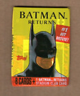 1991 Batman Returns Stadium Club Topps Sealed Pack Trading Cards