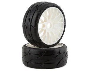 GRP OnRoad GT GTJ03-XM2 Super Soft Compound Tyres For 1/8th GT RC Car (1 Pair) - Picture 1 of 5