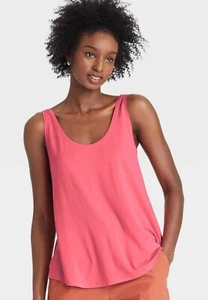 Neu mit Etikett Target A New Day Damen Tanktop rosa Rundhalsausschnitt (Größe Medium) NB - Bild 1 von 6