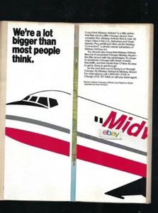 MIDWAY AIRLINES SYSTEM FAHRPLAN 1-31-89 737 & DC-9 MIDWAY CONNECTION - Bild 1 von 4