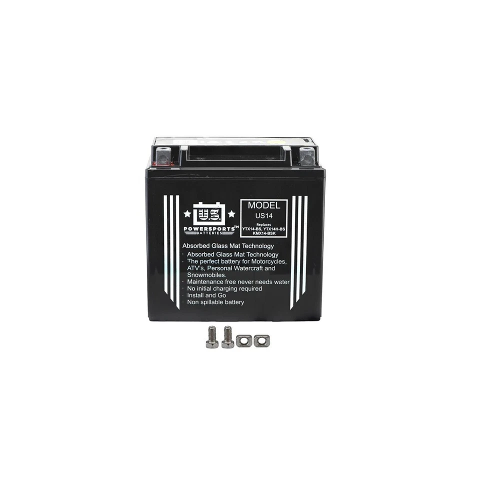 US Powersports Battery US14 Fits Husqvarna Nuda 900 2012 - Image 1 of 1