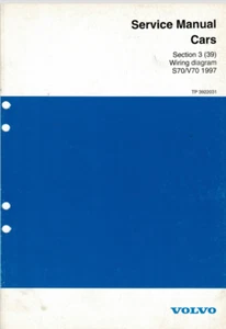 Volvo S70 V70 Wiring Diagram Service Manual 1997 TP3922031 Reprint - Picture 1 of 12
