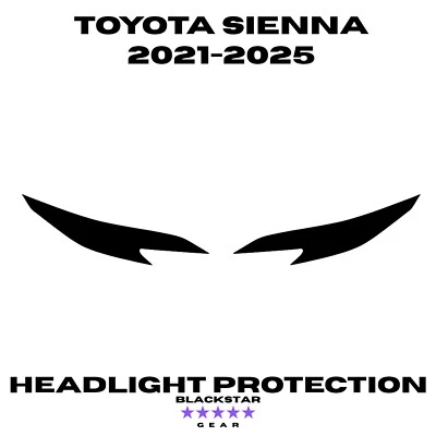 Kit precortado de protección de pintura TPU PPF para Toyota Sienna 2021-2025 Foto 1 de 4
