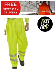 PANTALÓN PANTALÓN UNISEX HIVIS SAT/AMARILLO PU TALLAS S-4XL HGPUT471SY - Imagen 1 de 1