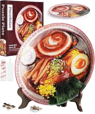 3D Puzzle Plate 124 Pieces Soy Sauce, Ramen New In Sealed Box Ships FAST - Image 1 of 3