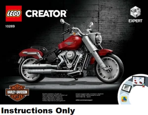 LEGO INSTRUCTIONS ONLY HARLEY-DAVIDSON FAT BOY 10269 New from set manual book - Picture 1 of 2