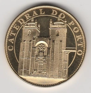 A SANS DATE TOKEN MEDAILLE ARTHUS BERTRAND -- PORTUGAL N°3 CATEDRAL DO PORTO - Picture 1 of 2