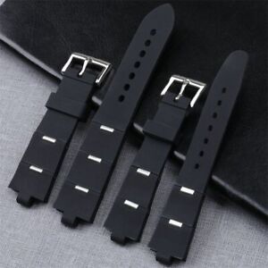 Soft Rubber Waterproof Watch Band Fit For Bvlgari DIAGONO BRACELET Belt Strap