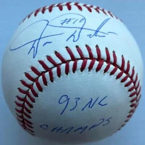 Darren Daulton Autographed ROMLB Baseball Inscribed 93 NL Champs - Picture 1 of 1
