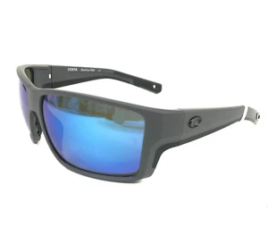 Costa Sunglasses Reefton Pro 06S9080-0763 Matte Gray Frames w/ Blue Mirror 580G - Picture 1 of 13