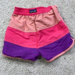 Patagonia Kids Board Shorts Size 5T Toddler swim trunks Pink Purple 