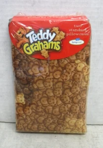 Teddy Grahams Springmaid Two Standard Pillowcases 020725AST - Picture 1 of 2