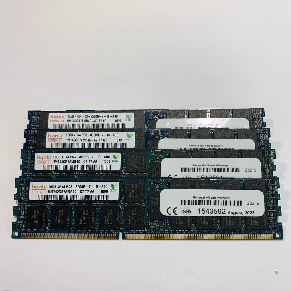 64GB 4x16GB 4Rx4 PC3L-8500R HP ProLiant DL380e G8 DL385p G8 ML350e G8 Memory RAM - Image 1 of 1