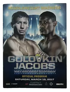 Programa Gennady Golovkin GGG vs. Danny Jacobs Madison Square Garden Nueva York 18/03/17 - Imagen 1 de 6
