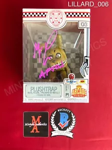 Matthew Lillard statuetta in vinile Five Nights at Freddy's Pelsh Trap Arcade firmata - Foto 1 di 11