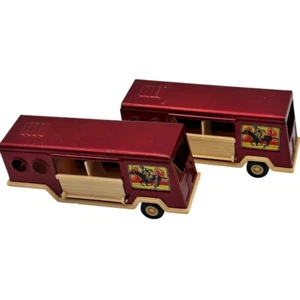 BUDDY L Horse Trailers  1980 Japan - Lot of 2 - Picture 1 of 6