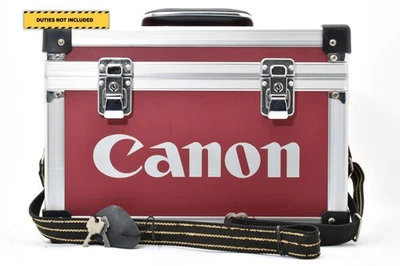 [КАК НОВЫЙ] с ремнем Canon оригинальный алюминиевый камеры багажник красный жесткий чехол из Японии - Изображение 1 из 4