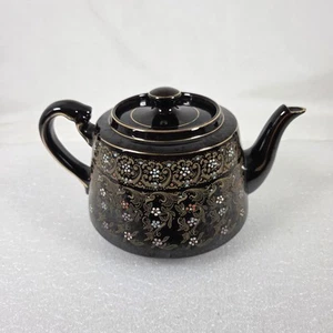 GIBSON &SONS BURSLEM ENGLAND R:N№ 702601 Teapot Pre 1965 Textured Decor Art VTG - Picture 1 of 24