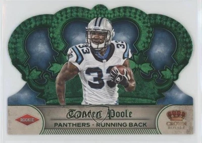 2012 Crown Royale Green /49 Tauren Poole #237 Rookie RC - Image 1 of 2