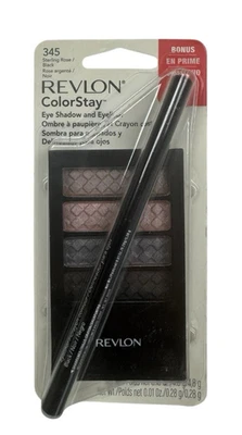 Revlon ColorStay 345 Sterling Rose 12 Hour Eye Shadow with Black Eyeliner Bonus - Image 1 of 4