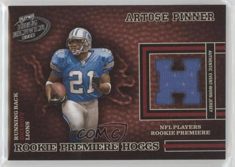 2003 Playoff Hogg Heaven Premiere Hoggs /750 Artose Pinner #217 Rookie RC - Image 1 of 2