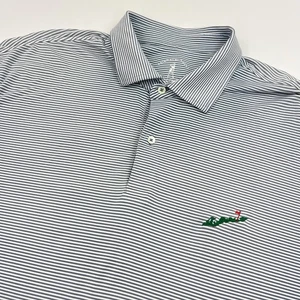 Fairway & Greene Tech Fishers Island Gray Stripe Performance Polo Golf Shirt XL - Picture 1 of 9