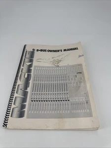 Mackie 8 BUS Owner's Manual 1995 Original Manual Mixing Console - Picture 1 of 5