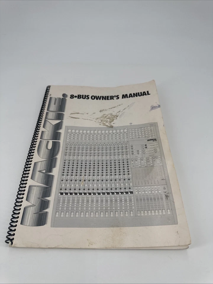 Mackie 8 BUS Owner's Manual 1995 Original Manual Mixing Console - Image 1 of 4