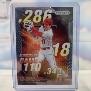 2020 Panini Prizm Baseball Shohei Ohtani Numbers Game NG-8 - Picture 1 of 2