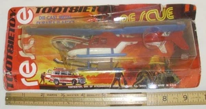 TOOTSIE TOY RESCUE HUEY HELICOPTER MODEL TOY NEW ON CARD - Picture 1 of 2