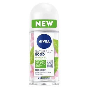 NIVEA Deodorante Donna Naturally Good, Tè Verde, Palla Biologica, 50 ml - Foto 1 di 1