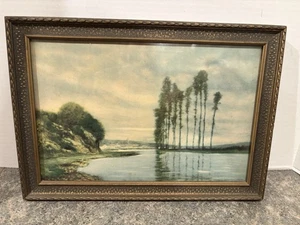 Gerahmte Harfe der Winde (Martin 1895) Copyright Morris & Bendien New York 13 x 9 Zoll - Bild 1 von 7