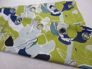 2 Paneele Vintage IKEA "JANETTE" lebendige moderne Farben Ösenvorhang Paneele 98" - Bild 1 von 9