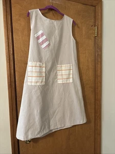 Vestido/disfraz de Annie huérfana para juegos. Talla 16.Casero.Algodón y parches tostados - Imagen 1 de 2