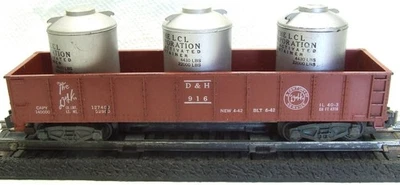 1955-56 AF 916 D&H Tuscan Gondola Delaware & Hudson AMERICAN FLYER S-gauge.   12 - Image 1 of 4