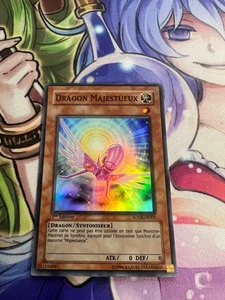 MAJESTIC DRAGON 1ST FRENCH SUPER RARE SOVR-EN001 FR001 MODERATE PLAY YUGIOH - Picture 1 of 1