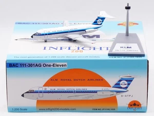 1:200 INFLIGHT KLM -Royal Dutch Airlines BAC 111 One-Eleven G-ATPJ Diecast Model - Picture 1 of 12