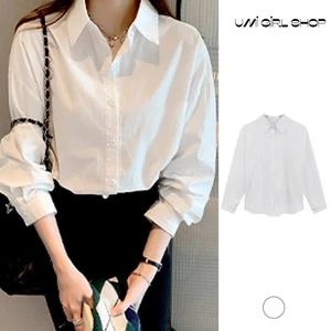 Sophisticated Women's Casual White Shirt with Comfortable Fit and Design - Picture 1 of 32