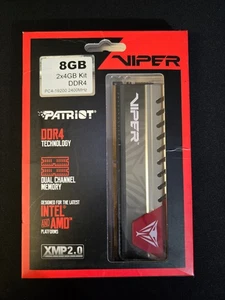 Patriot Viper Elite 8GB (2 x 4GB) DIMM PC4-19200 (DDR4-2400) Memory... - Picture 1 of 9