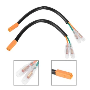 Fit KAWASAKI Z125 Z250 Z300 Turn Signal Wiring Harness Connectors Adapter Plug - Picture 1 of 8