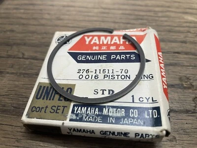 Anillo de pistón Yamaha HT1 1970-1971 STD 276-11611-70-00 Foto 1 de 2