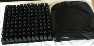 ROHO Black Tubes Wheelchair Cushion Sensor Ready 21.75" x 18.25" X 4.25 w/ Case - Picture 1 of 9