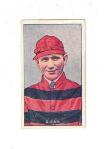 Magpie Cigarette Card 1921 Jockey No.18 - G. Cail - Picture 1 of 2