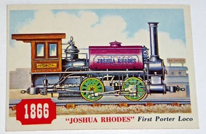 1955 Topps Rails & Sails #101 Joshua Rhodes First Porter Loco - Picture 1 of 2