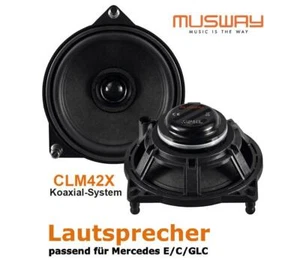 MUSWAY CLM42X 10cm (4”) 2-Wege Koaxial Lautsprecher kompatibel mit Mercedes Benz - Bild 1 von 6