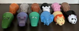 Vintage Tupperware Safari & Barnyard Scribblers Animal Markers Hong Kong RARE - Picture 1 of 6