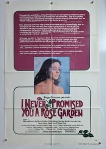 Póster de la película "I Never Promised You A Rose Garden" 27x41 original 1977 vintage - Imagen 1 de 1