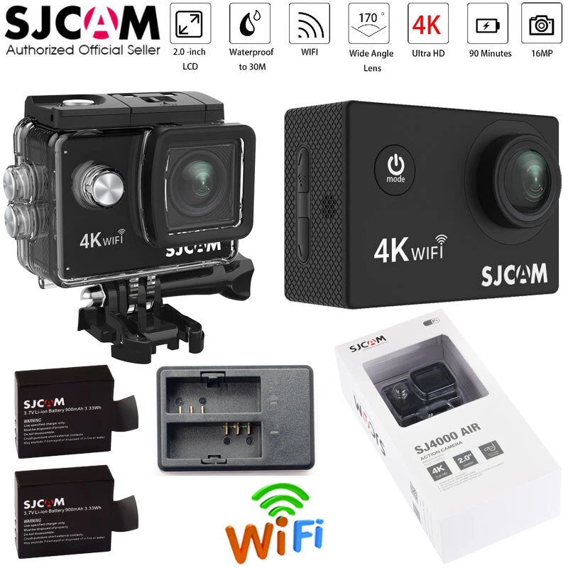 WIFI 4K 16MP 1080P SJCAM SJ4000 AIR Sports DV Action Camera Outdoor Waterproof - Image 1 of 4