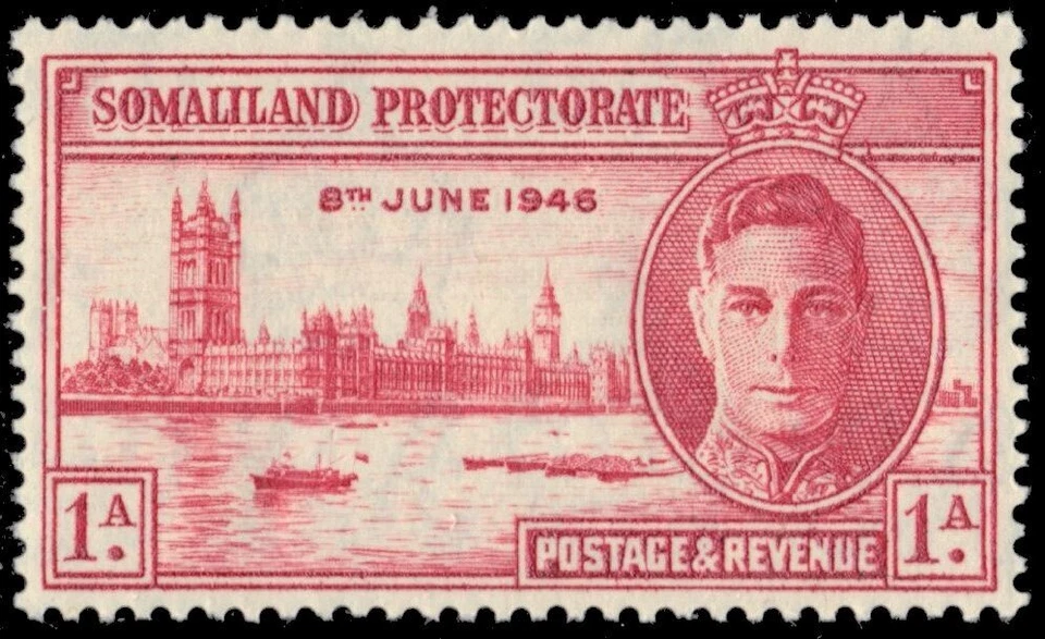 SOMALILAND 108 (SG117) - King George VI "Peace - Victory" (pb58316) - Image 1 of 1